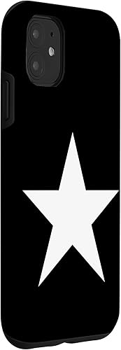 Miniatura 3 de Funda holgada para iPhone 11 Y2K Star en la parte delantera color negro y blanco Mcbling