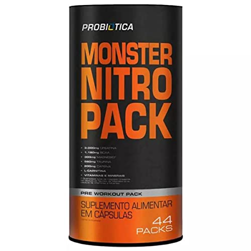 Monster Nitro Pack Nova Formula 44 Packs, Probiótica