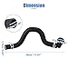 uxcell 1 Set Car Hose-Water Inlet W/Clamps No.973114U100 for Hyundai Sonata 2012-2015 for Kia Optima 2011-2016