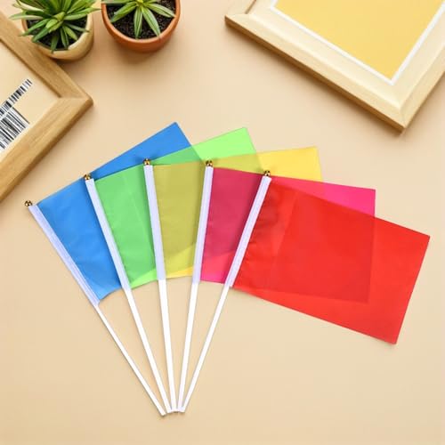 Mini-drapeaux colorés BESPORTBLE légers 20x28 cm pour célébrations festives - 5