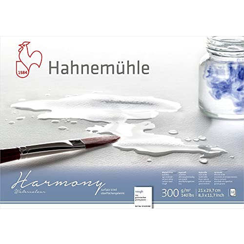 10628840 HARMONY WATERCOLOUR 300 G/M2, TEXTURA RUGOSA, BLOCO AQUARELA, TAM A4, 12 FLS