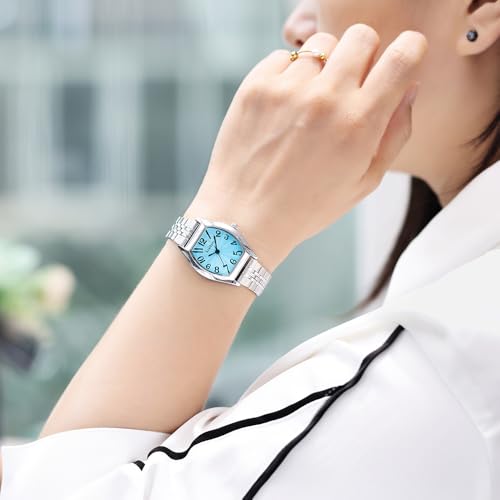 Miniatura 5 de Szaikyri Cuadrada Reloj Para Mujeres Con Números Arabes Fáciles De Leer - Rectangular Para Dama