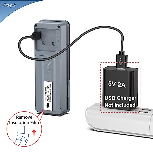 Entemah Câmera de campainha sem fio com duas campainhas WiFi Vídeo campainha com detecção humana PIR