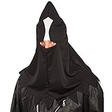 Ligero y Fácil de llevar Carnival Toys - Capucha verdugo de tejido en bolsa, color negro (6172)