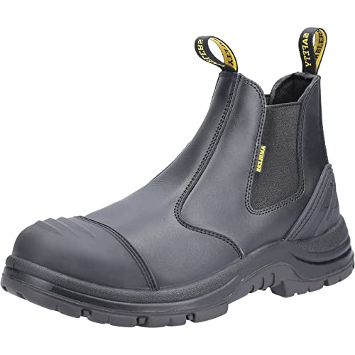Bottines Amblers Safety AS306C en cuir noir pour protection optimale