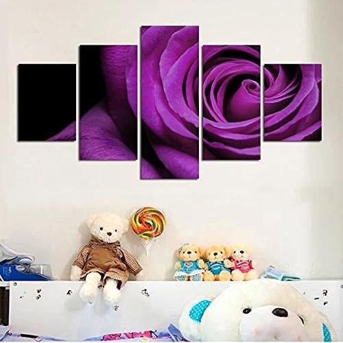 Tableau rose violet 100x50 cm pour sublimer votre salon moderne
