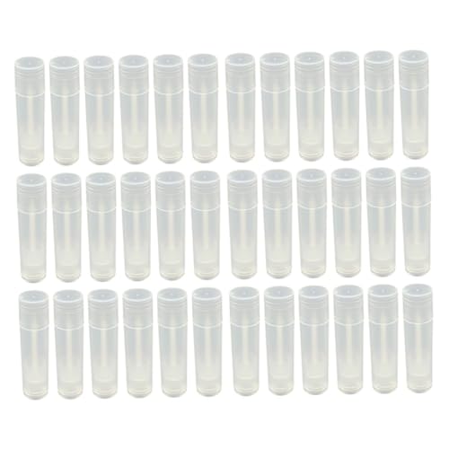 FRCOLOR 60PCS DIY Lipstick Holder Empty Container for Custom Refillable Tube for Handmade Cosmetics Convenient Packing for All Users