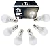 Leson 100 Watt Equivalent A19 LED Light Bulb Standard E26/E27 Base 13W Energy Saving, Natural White 4000k (6 Pack)