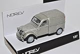 Aus Plastik mit Plastikteilen Norev Citroen 2CV AU Transporter Kasten Grau 1951 H0 1/87 Modell Auto