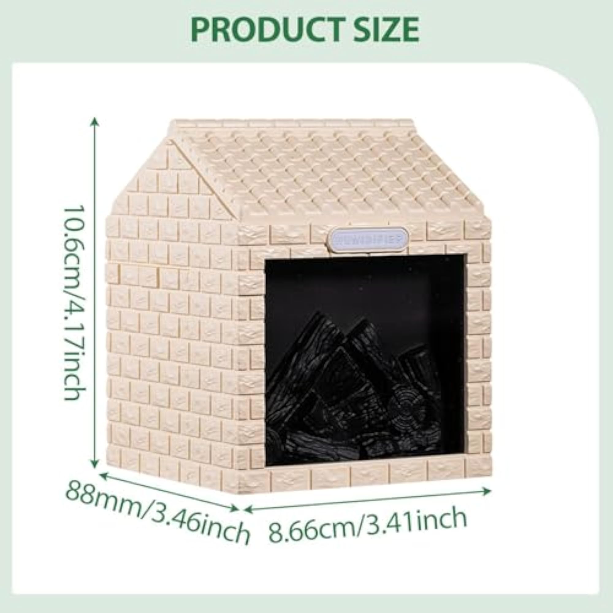 Low Noise Compact Cool Mist Humidifier for Travel & Home