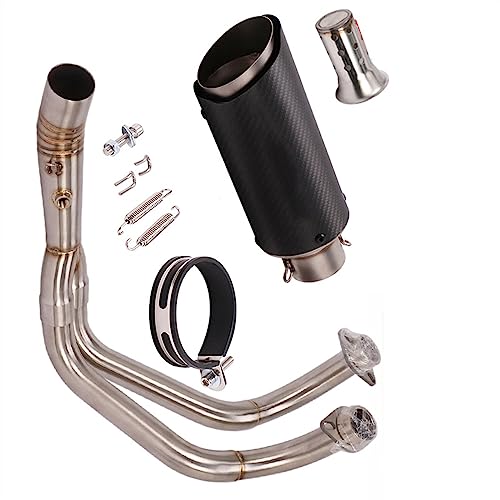 Silenciador modificado para Yamaha MT-07 y FZ-07 con línea de escape en acero de alta resistencia