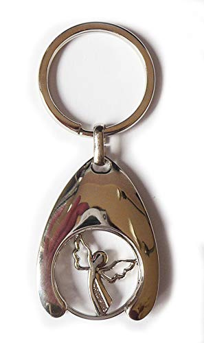 Preisvergleich Produktbild MaMeMi Schlüsselanhänger 'Engel glänzend'