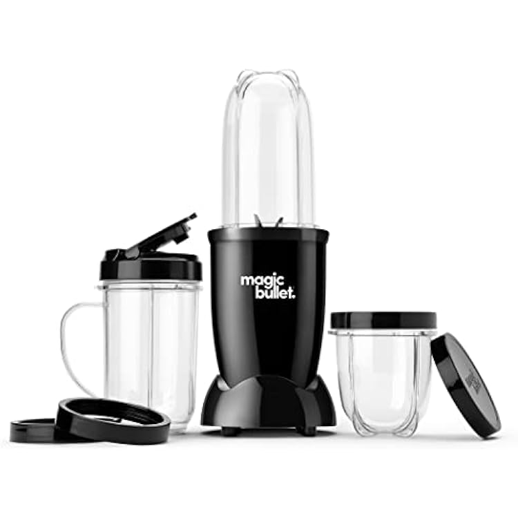 magic bullet Blender, Small, Black, 11 Piece Set (Pack of 2)