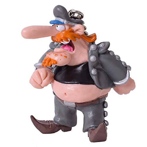 TE-Trend Werner Präsi breloczek do kluczy ok. 8 cm must-kesseln!!! z łańcuszkiem i kółkiem na klucze, wielokolorowa, 8cm
