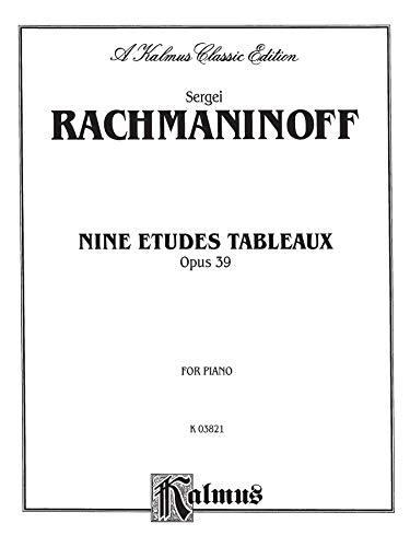 Etudes Tableaux, Op. 39 (Kalmus Edition) #TOP2