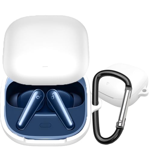 Iniayoh For Anker Soundcore Liberty 5 ケース Anker Soundcore Liberty 5 専用 ケース にはカラビナが装備されており紛失防止、傷つきにくい 柔らかなシリカゲル、耐衝撃 超薄型 防水防塵 落下防止