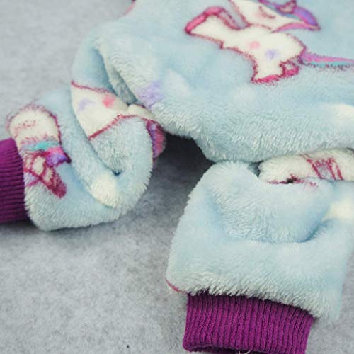 Fitwarm Unicorn Pet Clothes For Dog Pajamas Puppy Coat Cat Pet Pjs Doggie Onesie Jumpsuit Soft Velvet Purple Xs #TOP4