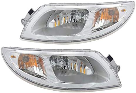 DEPO 33A-1101L-AS 33A-1101R-AS International Driver And Passenger Side Replacement Headlight Assemblies