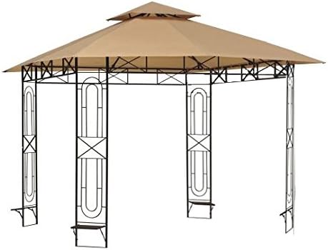 Garden Winds Replacement Canopy Top Cover for Gardenscape Gazebo