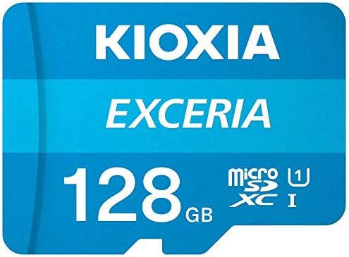 KIOXIA 16GB EXCERIA microSD Memory Card U1 Class 10 100MB/s Max Read Speed, Full HD Video Recording