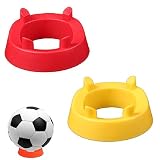 Ball Halterung,Universal Ball Holder Rack,Ball Display Ständer,Ball Sockel,Erinnerungsstücke Ballständer,Ball Ständer Display, für Fussball,Volleyball,Bowling,Basketball und Handball (2 Stück)
