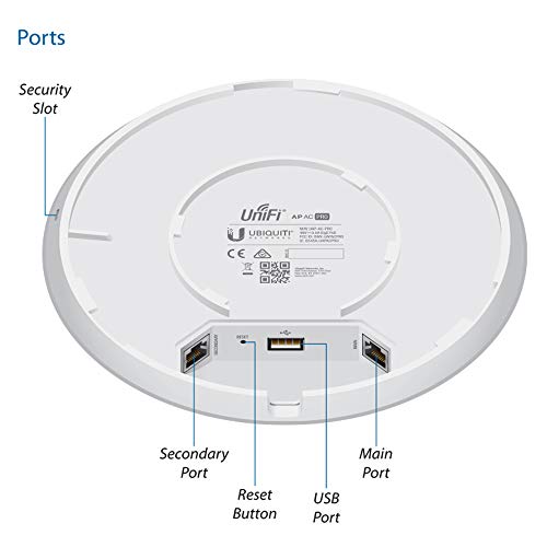 Ubiquiti Networks Unifi 802.11ac Dual-Radio PRO Access Point (UAP-AC-PRO-US), Single,White by Ubiquiti Networks - Image 3