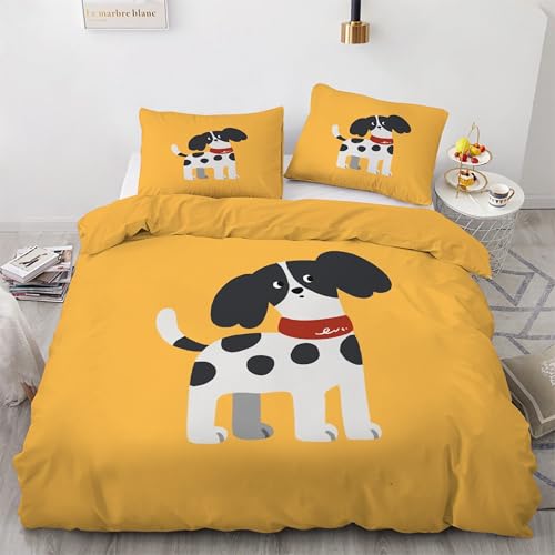Housse de couette chiot fermeture éclair fini la couette qui glisse du lit - 2