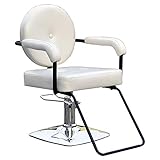La silla de barbero está diseñada ergonómicamente, puede apoyarse contra la parte posterior de las sillas de barbero y poner las piernas en el reposapiés para una mejor posición sentada cómoda. Silla de salón de la silla de salón.