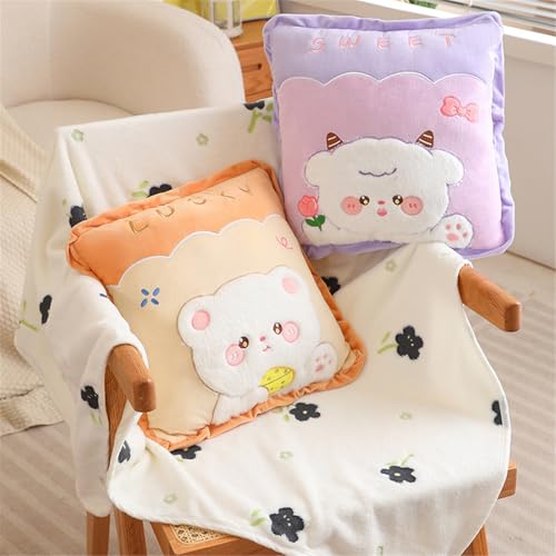 Couverture chaude multi-usage compacte en peluche isolante et douce - 5