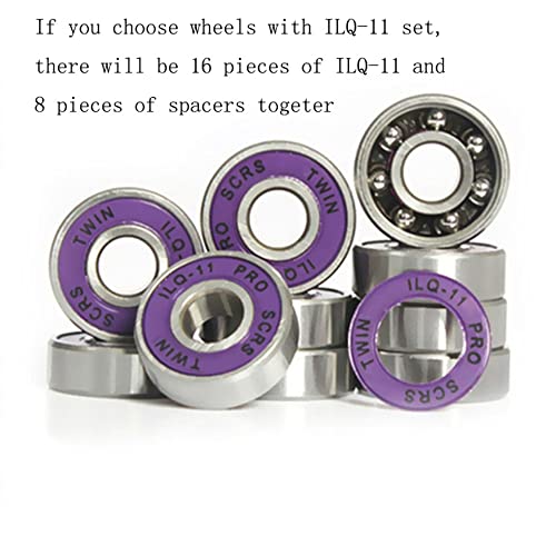 Ruote Monopattino Freestyle 8 Pezzi/Set 84A 84 mm in Linea Skates Ruote for Pattinaggio di Pattinaggio Gratis a velocità Professionale Ruote Monopattino Elettrico