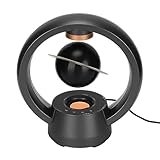 FOSA Levitating Speaker, Magnetic Floating Speakers with 3D Sound, Glowing Rotating Ball, Plug and Play, Speaker for Home Office Decoration (Black)