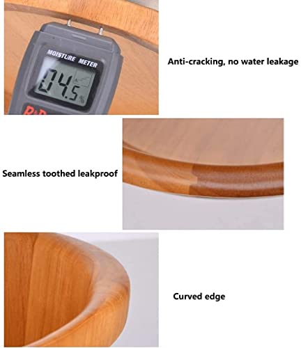 Spa de pies de madera sólida Katzowen para baño y masaje miniatura 3