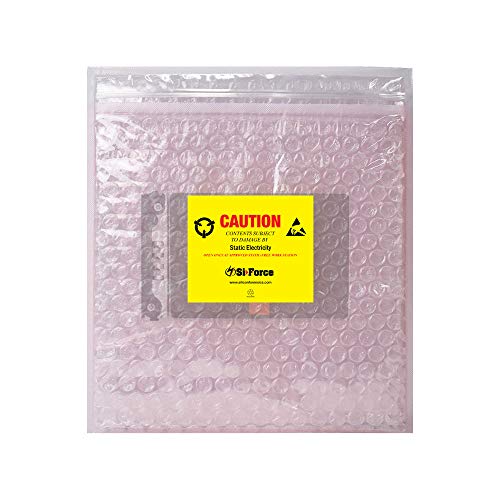 Anti Static Bubble Bags, Resealable Static Shielding Bag, Reusable For Sensitive Electronic Components (Small Qty 10) #TOP3
