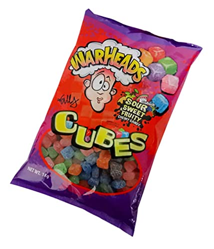 Warheads Sour Cubes Candy 1 kg