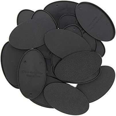 Evemodel MB875 20pcs Base 75X42mm or 2.95x1.65inch Plastic Model Bases for Gaming Miniatures or Wargames Table Games