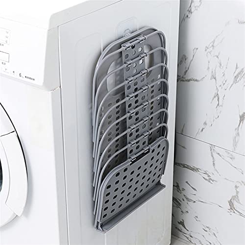 Panier à linge mural pliable pour libérer l'espace au sol de votre buanderie encombrée