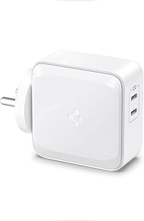spigen-pe2007-gan-dual-port-fast-iphone-charger-70w-for-all-c-type-mobile-phones-and-devices-white