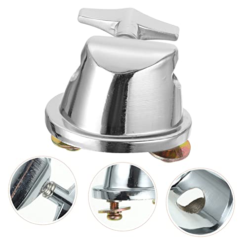 Abrazadera Ajustable para Piso Tom de BESPORTBLE, Soporte Montaje para Kit de Batería de Hierro Plateado Compatible con Instrumentos de Percusión miniatura 3
