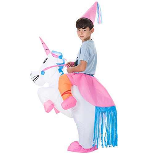 Toloco Inflatable Costume For Kid, Blow Up Costume, Halloween Costume, Inflatable Unicorn Costume For Kid #TOP5