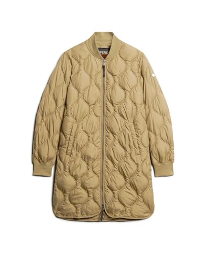 Superdry Para Mujer. W5011662A Chaqueta Forro Largo Studios Verde (L), Casual, PoliéSter Reciclado, Sostenible - 7