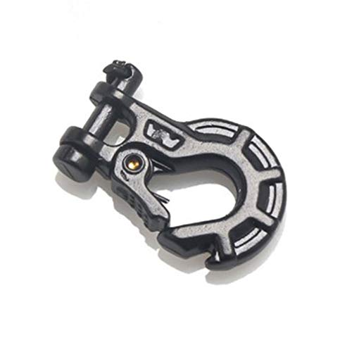 Garneck Gancho de reboque de gancho de guincho 1/10 de liga de alumínio, modelo de gancho para camin