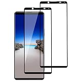 【2枚入り】 Xperia 5 II 用 ガラスフィルム 高透過率 全面保護 SOG02 SO-52Aフィルム エクスペリア5ii 強化ガラス 液晶保護フィルム 【干渉しない/指紋防止/貼り付け簡単/気泡ゼロ】