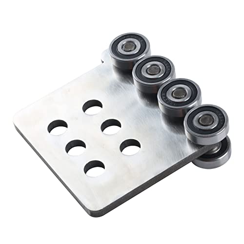 8 Wheel Trolley Assembly,for 1-5/8\" Wide and All 1-5/8\" or Taller Strut Channel,Load 1200 Pounds,Stainless Steel