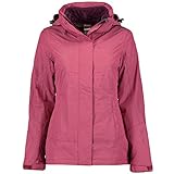 hohe Wärmeisolation McKINLEY Damen Malta 3In1 Jacke, Red Wine/Violet Dark, 38