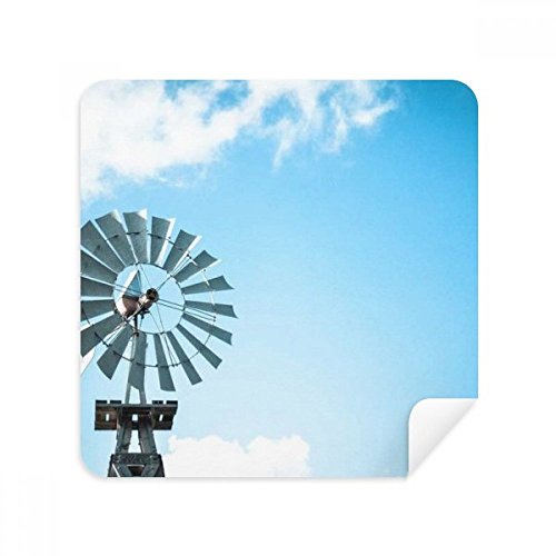 Tissu lunettes suède anti-traces et poussière, essuie-écran smartphone motif ciel 2Pcs