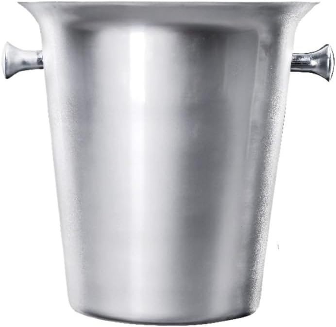 Ice Bucket, Stainless Steel Ice & Champagne Bucket with Ice Clip for Home Ice Buckets For Parties