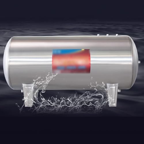 SHADAOYU Horizontal Water Storage Tank, Household Stainless Steel Pressure Tank, Automatic Tap Water Booster Tank for School/Industry/Agriculture Water with Installation Accessories(250L/66Gal)