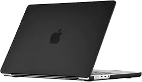 Case Rígida para MacBook Pro 14.2 Polegadas M5 M4 M3 M2 M1 Pro Max Compatível com A3434 A3426 A3427 A3401 A3185 A3112 A2992 A2918 A2779 A2442 (Preto Fosco)