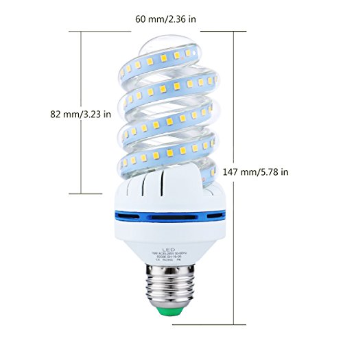 LOHAS® 16W LED a Spirale Lampadine 2835 SMD Chip