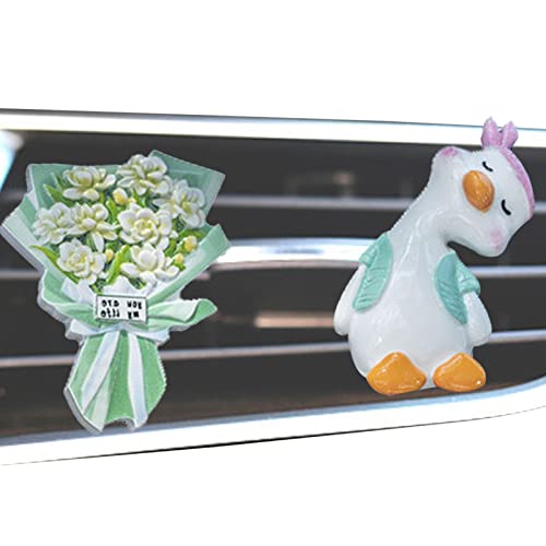 Clipes de ventilação de ambientador de carro,Decoração de clipes de aromaterapia de saída de ar de v